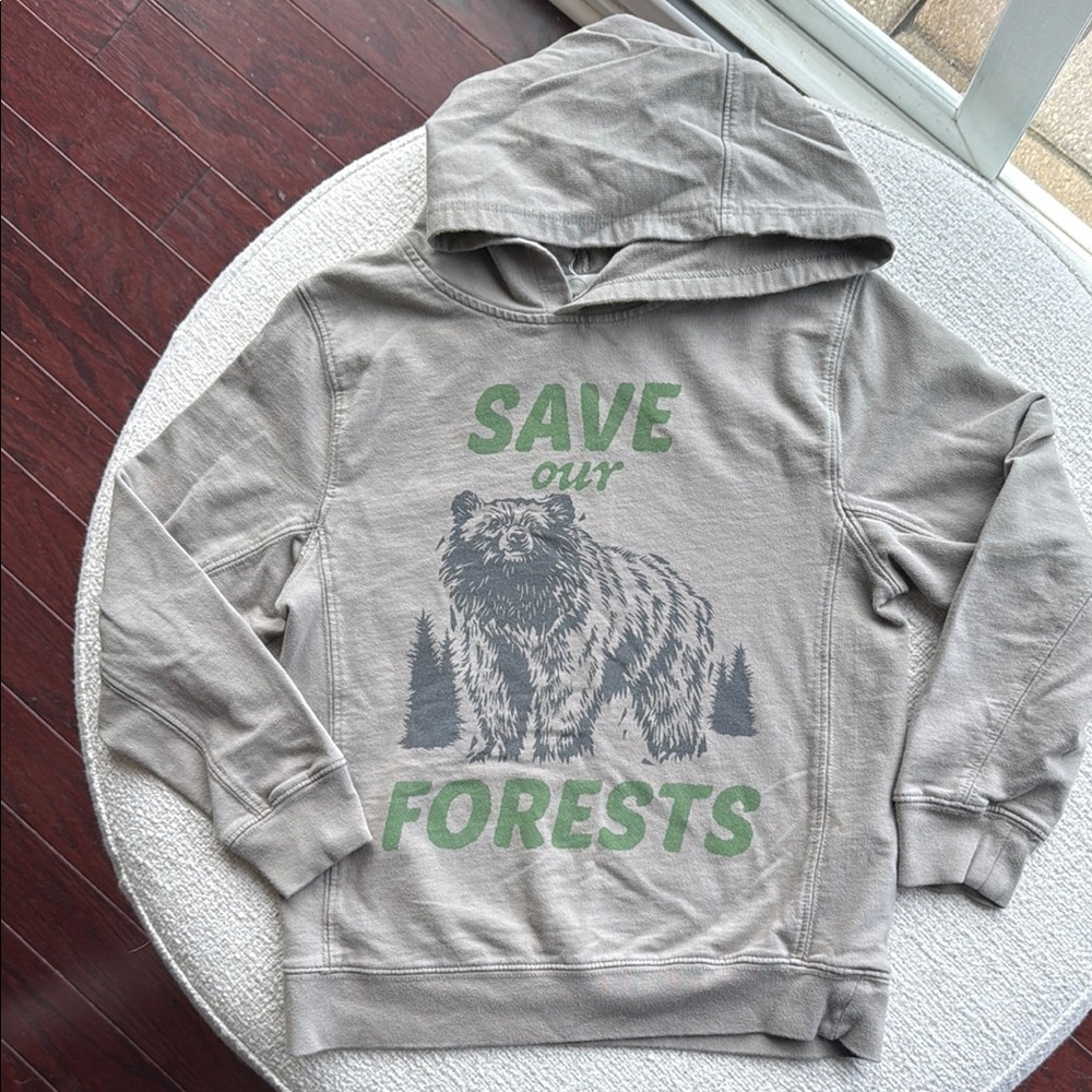 Peek Gray Save Our Forests Hoodie